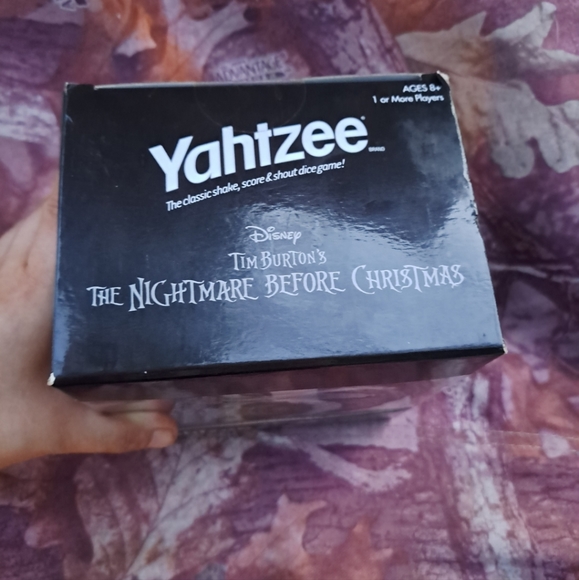 Nightmare before Christmas Jack skellington yahtzee game - Picture 5 of 5